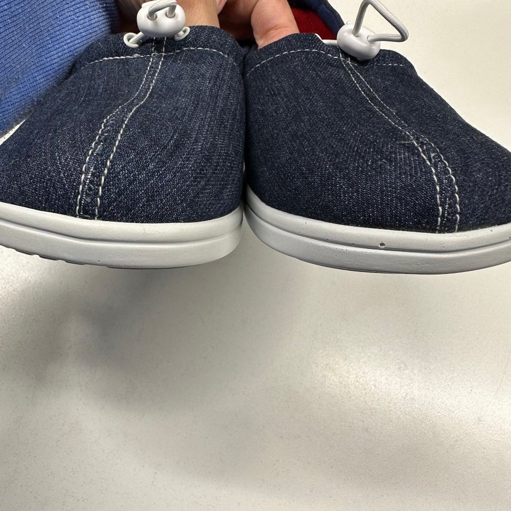 SAS Funk Blue Jean Slip On Loafer Comfort Shoes Womens Size 12 M - Picture 6 of 8